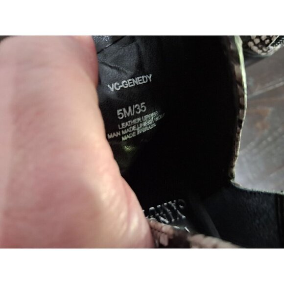 Vince Camuto Genedy Snakeskin Booties/NWOB, Sz. 5M - Picture 7 of 9